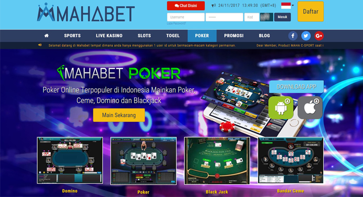 Mahabet Poker Situs Judi Online Terbaik